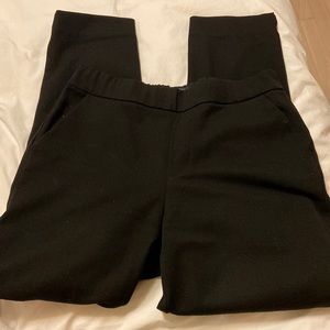 Zara Black Elastic Waist Pants Size S